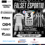 El Reus City FC tanca la temporada a casa davant el Falset Esportiu després d’una històrica primera campanya El Reus City FC disputarà aquest diumenge 3 de maig el seu últim partit de la temporada a la Lliga de Quarta Catalana (grup Potència 3), rebent el Falset Esportiu al Camp Municipal Districte 5 de Reus (12:15 h). El conjunt reusenc posarà així el punt final a una temporada per emmarcar, marcada pel creixement esportiu i la consolidació d’un projecte nou que ja ha deixat empremta a la competició. En el seu debut oficial, el Reus City FC ha aconseguit una meritòria cinquena posició, convertint-se en un dels equips revelació del grup. L’equip ha demostrat regularitat, competitivitat i una identitat de joc clara al llarg de tota la temporada, superant les expectatives inicials i consolidant una base sòlida de cara al futur. El partit d’aquest cap de setmana tindrà un al·licient afegit, ja que el rival serà el Falset Esportiu, segon classificat i immers en la lluita pel playoff d’ascens. Aquest context garanteix un enfrontament d’alt nivell, amb dos equips que arriben en dinàmiques positives i amb objectius competitius, fet que el converteix en un duel atractiu tant per als aficionats com per als amants del futbol territorial. Des del club s’ha volgut destacar la importància d’aquest partit no només en l’àmbit esportiu, sinó també com a celebració d’una temporada històrica. Per aquest motiu, el Reus City FC fa una crida a tota l’afició, socis i ciutadania de Reus perquè omplin el Camp Municipal Districte 5 i donin suport a l’equip en aquest últim esforç del curs. A més dels resultats, aquesta primera temporada ha estat clau per consolidar el projecte del club, reforçar el vincle amb la ciutat i assentar les bases d’un creixement sostingut. L’entitat valora molt positivament el compromís dels jugadors, el treball del cos tècnic i el suport constant de l’afició, elements imprescindibles per entendre l’èxit assolit. Amb aquest últim partit, el Reus City FC no només tancarà la temporada, sinó que també mirarà cap al futur amb ambició i il·lusió. El club continuarà treballant per seguir creixent esportivament i institucionalment, amb l’objectiu de continuar portant el nom de Reus amb orgull dins del futbol català. El diumenge 3 de maig, a les 12:15 h, el Camp Municipal Districte 5 viurà una jornada especial. Futbol, emoció i sentiment per acomiadar una temporada que ja forma part de la història del Reus City FC.