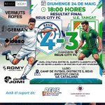 Una remuntada de cine: El Reus City FC s'emporta un amistós espectacular (4-3) Espectacle pur al Camp de Futbol Districte 5. El Reus City FC i la U.E. Tancat van protagonitzar un d'aquells partits amistosos de final de temporada que fan afició. Un duel de molta alçada entre dos conjunts que venien de signar una gran campanya en els seus respectius grups de 4a Catalana, on tots dos van acabar cinquens, a un sol pas de jugar el play-off d'ascens. El tècnic reusenc, Sito Gómez, va aprofitar la cita per fer proves amb diferents jugadors i dibuixos tàctics sobre la gespa. Una de les grans novetats va ser el debut de Mamadou, jugador que prové del Mas Iglesias i que es converteix oficialment en el nou fitxatge per a la pròxima temporada, deixant molt bones sensacions. El 'hat-trick' de Marc Masip encén la metxa El gran timoner de la reacció de l'equip va ser Marc Masip, qui va signar una actuació memorable anotant tres gols clau per retallar distàncies i capgirar el guió del partit: El primer, obrint el seu compte particular amb total seguretat des del punt de penal. El segon, gràcies a una assistència magistral del debutant Mamadou, que ja comença a connectar a la perfecció amb els seus nous companys. I el tercer, en una acció individual impressionant que va aixecar el públic dels seus seients. Deliri al minut 89: Yassine Moha decideix Quan el partit es trobava en el moment més calent i decisiu, va aparèixer Yassine Moha per culminar la gran gesta local. Al minut 89, va caçar la pilota definitiva per marcar el 4-3, desfer l'empat i segellar una remuntada espectacular que tanca un matx vibrant. Propera parada: El Triangular de la setmana que ve Amb el regust dolç d'aquesta victòria, el Reus City FC ja mira cap al futur immediat. La setmana que ve el club disputarà un prestigiós triangular contra el Perafort [i un tercer equip], una oportunitat d'or per seguir acoblant les noves incorporacions de cara al curs vinent. Cal destacar les grans actuacions dels jugadors del club Ian Maldonado, Bilal, Parodi, Pol, Wassin, Imad i Maikel, així com de les noves incorporacions: Rafa, Mamadou, Guede i el mateix Yassine Moha, autor de l'últim gol. També van gaudir de minuts els jugadors a prova Sebas, Erik i Yonay.